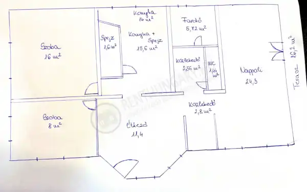 Eladó családi ház, Budapest, XVII. kerület 3 szoba 96 m² 74.9 M Ft